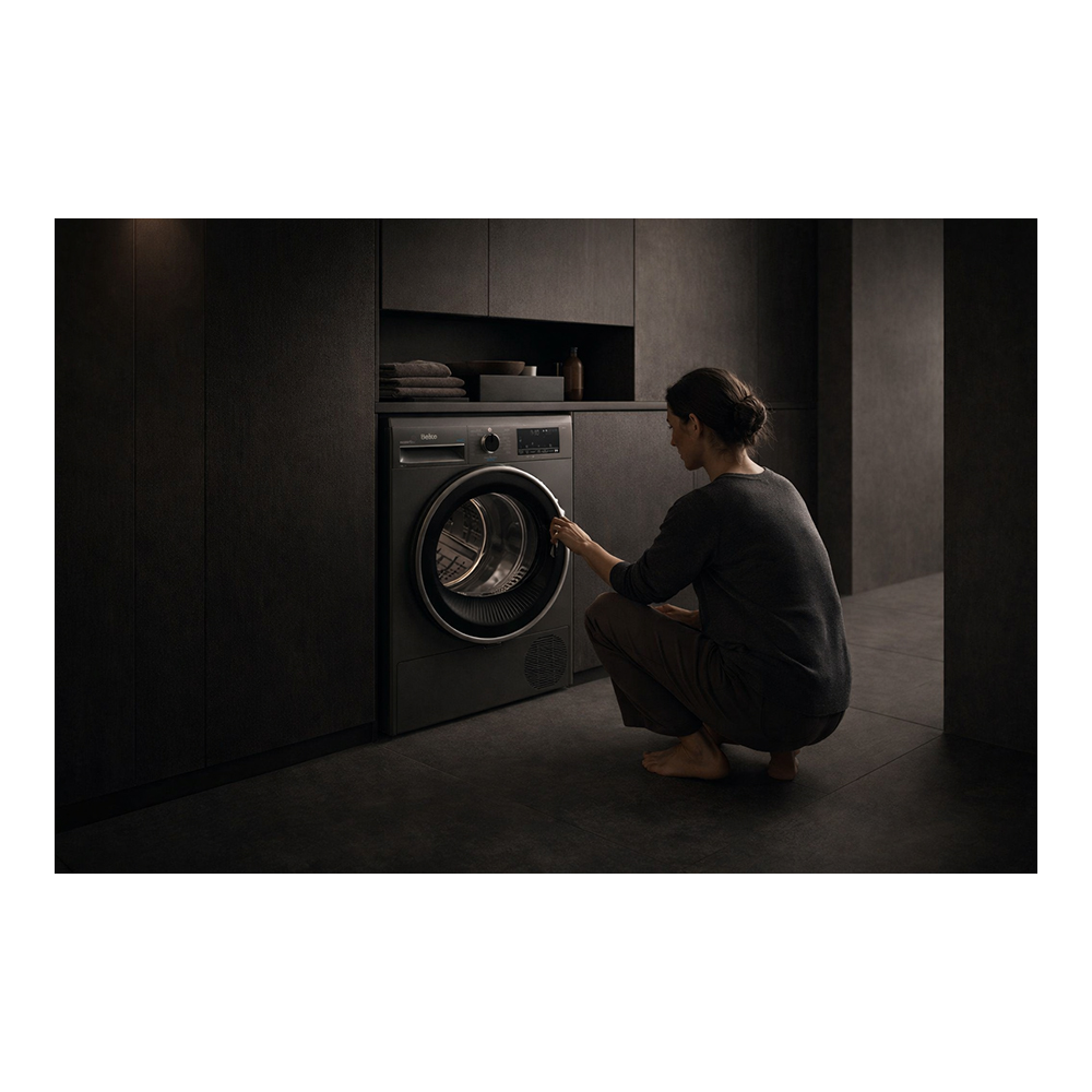 Masina de uscat rufe Beko B3T43239 / 9 kg / A++ / Gri photo 6
