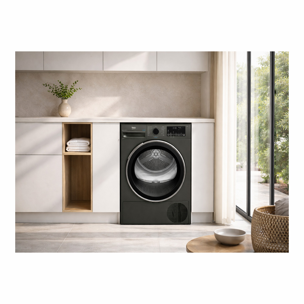 Masina de uscat rufe Beko B3T43239 / 9 kg / A++ / Gri photo 8