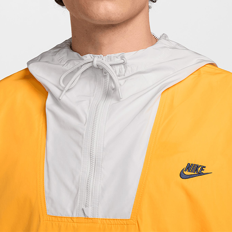 Hanorac pt bărbați Nike M NK CLUB MARINA ANRK GFX M Galben-albastru photo 5