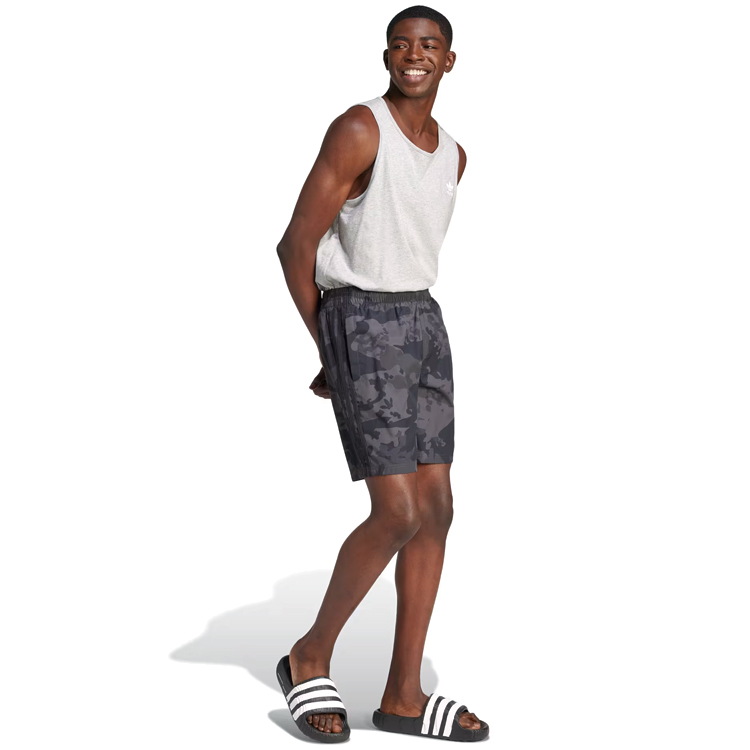 Sorti de bărbați Adidas CAMO AOP SWIMSH XS Negru photo 4