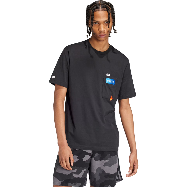 Футболка мужская Adidas M REMOJI PKT T XS Черный photo 5