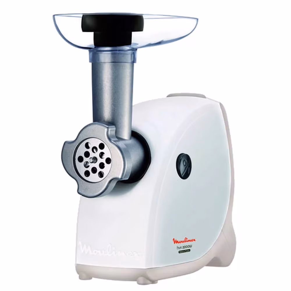 Tocator de carne Moulinex ME 456139, 2.6 kg/min, 2000 W, Alb 