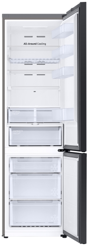 Холодильник двухдверный Samsung RB38A6B6239 / 385 л / 203 см / E / Бежевый photo 2