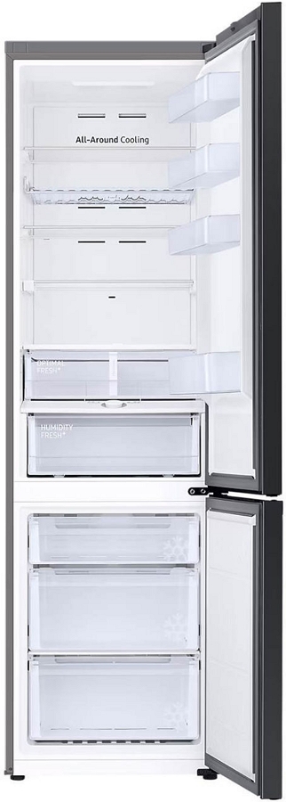 Холодильник двухдверный Samsung RB38C6B6D39 / 385 л / 203 см / E / Бежевый photo 2