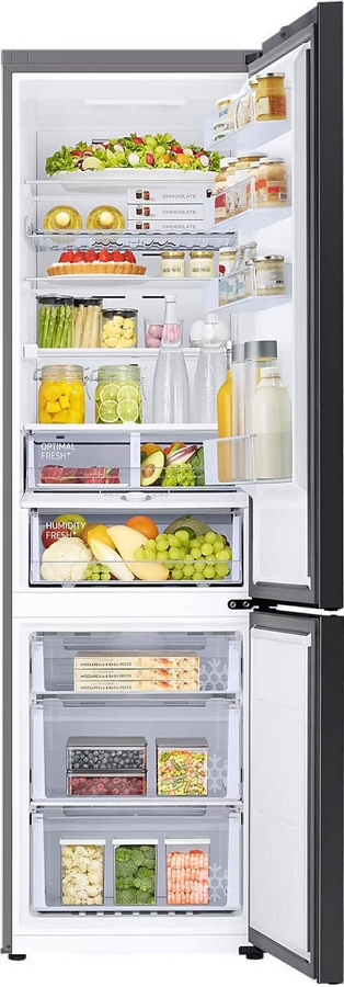 Холодильник двухдверный Samsung RB38C6B6D39 / 385 л / 203 см / E / Бежевый photo 6