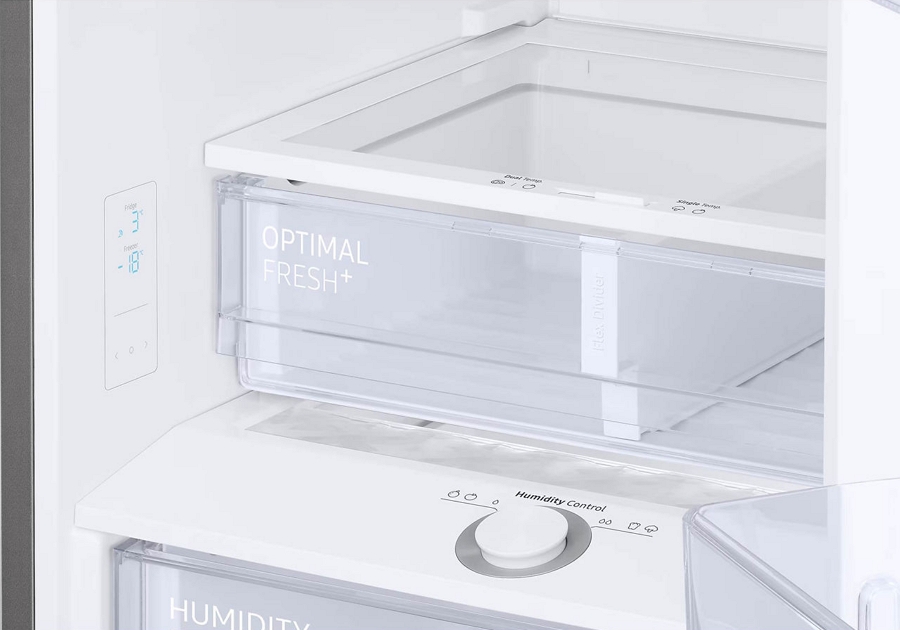 Холодильник двухдверный Samsung RB38C6B6D39 / 385 л / 203 см / E / Бежевый photo 9