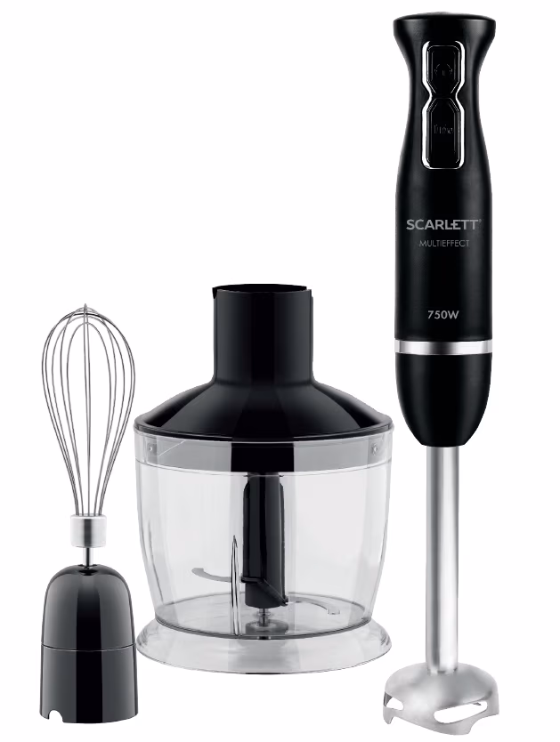 Blender Scarlett SC-HB42F39, 7.5 W, 2 trepte viteza, Negru 