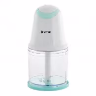 Измельчитель Vitek VT-1639, 500 мл, 400 Вт, 2 скоростей, Белый