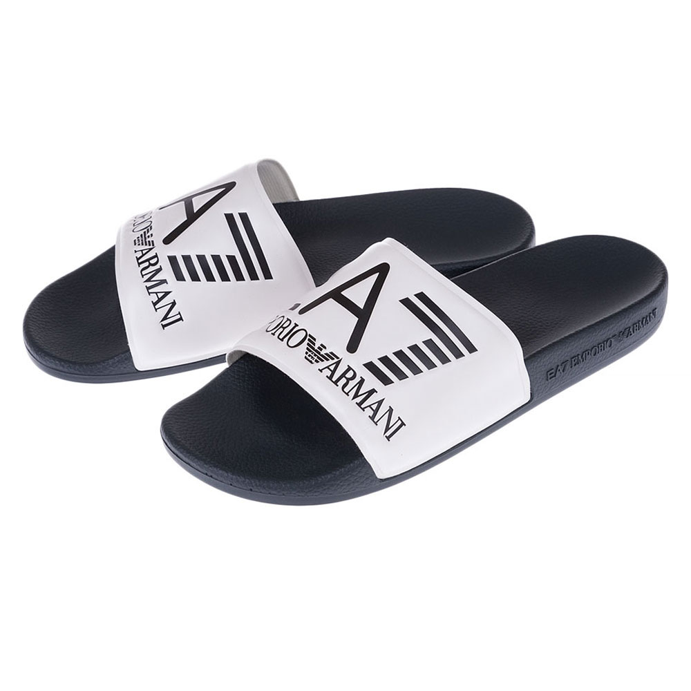 Slapi EA7 EMPORIO ARMANI PVC/PLASTICA BEACHWEAR pt Barbati / 40 / Albastru photo 4