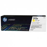 HP 312A (CF382A) Yellow LaserJet Toner Cartridge (up to 2700 pages), for  HP LaserJet Pro M476 Series