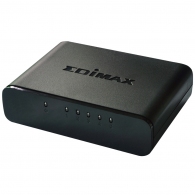 EDIMAX ES-3305P 5-port Desktop Switch, 5 10/100M RJ45 ports, Compact and Wall-Mount Design, Power Saving, Non-Blocking Wire Speed, Inactive Link Detection, Cable Length Detection, Plastic case thumbnav 1