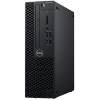 DELL OptiPlex 3060 SFF lnteI® Core® i3-8100 (Quad Core, 3.60GHz, 6MB), 8GB DDR4 RAM,1TB HDD, DVD-RW, lnteI® UHD630 Graphics, TPM, 200W PSU, USB mouse, USB KB216-B, Ubuntu, Black thumbnav 1