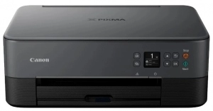 MFD Canon Pixma TS5340 Black, Colour Print/Scan/Copier/Duplex, Wi-Fi+Cloud Link, A4, ESAT 13/6.8 ipm, Print 4800x1200dpi_2pl,Scan 1200x2400dpi, 64-300г/м2,Paper Input: 100sheets,USB 2.0, Display LCD 7.5cm,5-ink tanks PG-460/461XL BK,PGBK,C,M,Y