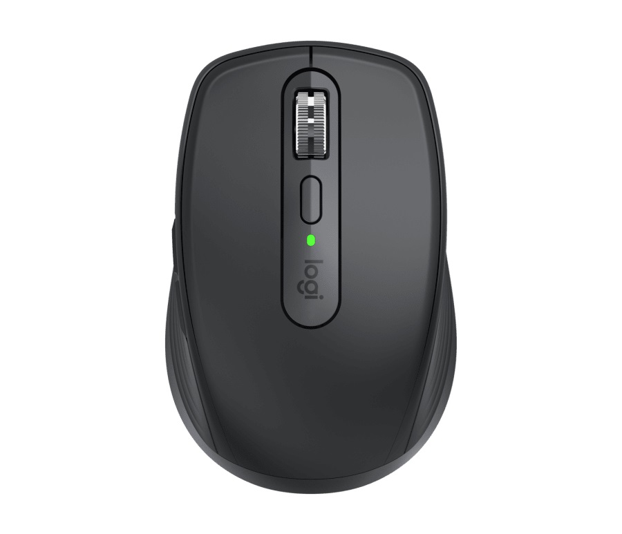 Logitech Wireless Mouse MX Anywhere 3, 6 buttons, Bluetooth + 2.4GHz, Optical, 200-4000 dpi,Effortless multi-computer workflow pair up to 3 devices, Unifying receiver, Graphite photo 1