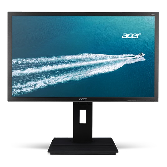 24.0" ACER LED B246HL Black (5ms, 100M:1, 250cd, 1920x1080, 170°/160°, VGA, DVI, Audio Line-out, Speakers 2 x 2W, Height Adjustment, Pivot, VESA) [UM.FB6EE.071] photo 1