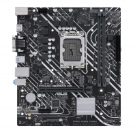 ASUS PRIME H610M-D D4, Socket 1700, Intel® H610 (13/12th Gen CPU), Dual 2xDDR4-3200, VGA, HDMI, CPU Intel graphics, 1xPCIe X16 4.0, 4xSATA3, 1xM.2, 1xPCIe X1, 1xCOM-port, LPT-header, ALC897 7.1, 1xGbE LAN, 4xUSB3.2, 5X Pro III, mATX thumbnav 1
