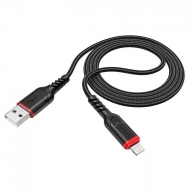 Кабель USB на Lightning  HOCO “X59 Victory” / 2m / Woven nylon / up to 3A / Black thumbnav 2