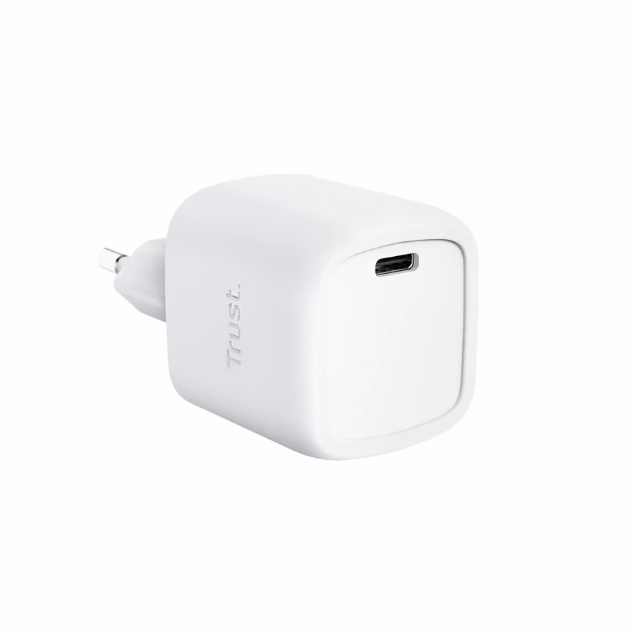 Зарядное устройство USB-C GaN Trust Maxo 30W, White