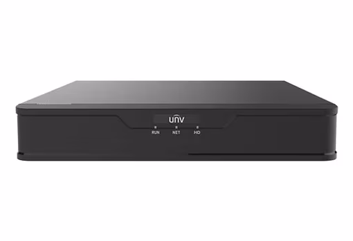 UNV NVR301-04Q, 6-ch , 1 SATA interface, 4 BNC/5MP Lite, Mini 1U, H.265