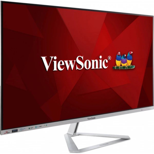 31.5” Monitor VIEWSONIC VX3276-2K-MHD-2 / 2K / 4ms / Silver/Black photo 2