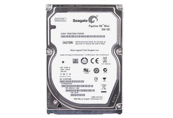 2.5” HDD 500GB Seagate Pipeline HD Mini ST9500323CS, 5400rpm, 8MB, 9.5mm, SATAII, NP photo 1