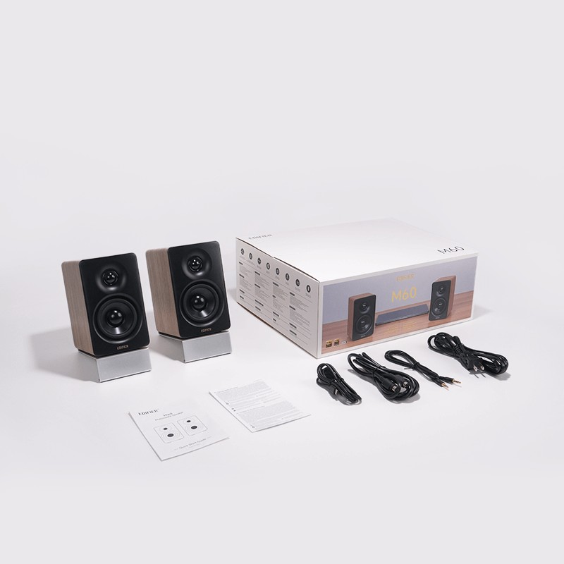 Колонки Edifier M60 Classic Oak/ 66W / Hi-Res Audio / LDAC / USB-C audio photo 4