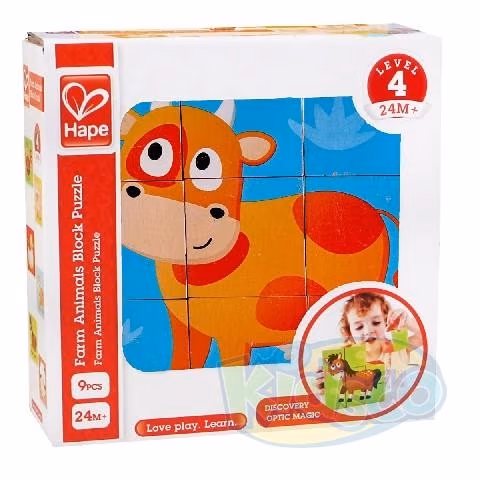 HAPE-FARM ANIMAL BLOCK PUZZLE