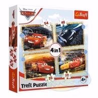 Trefl 34608 Puzzle 4In1 Ready,Steady,Go 