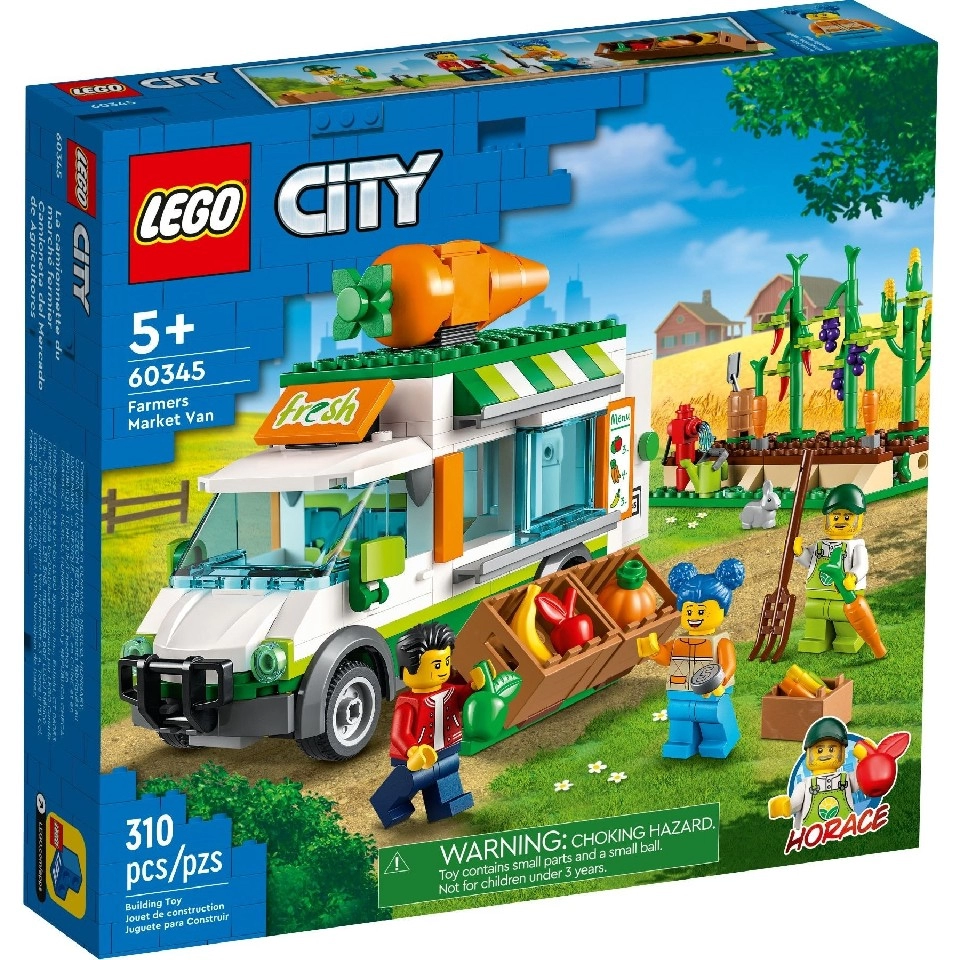 Lego City 60345 Farmers Market Van