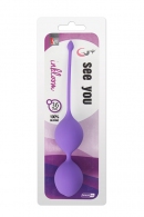 Вагинальные шарики See You In Bloom Duo Ball 36mm Purple thumbnav 1