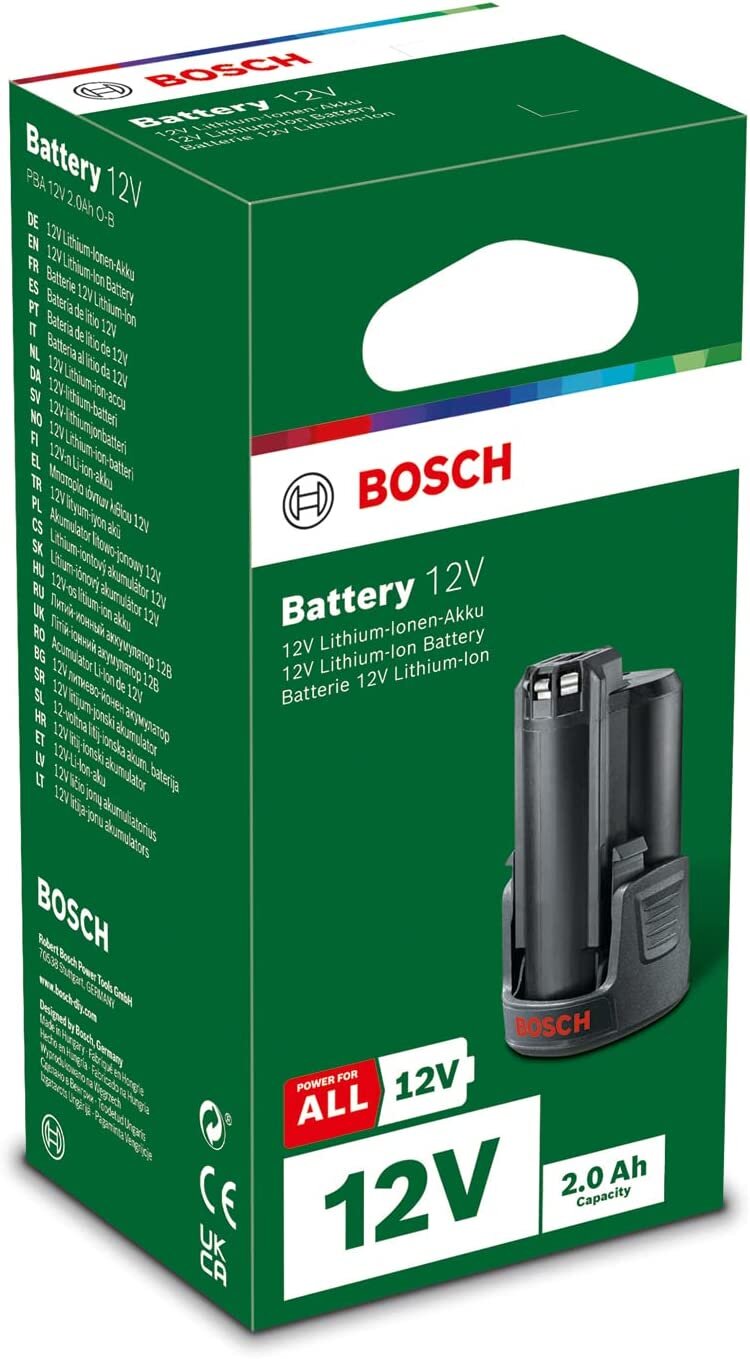 Аккумулятор для электроинструмента Bosch PBA 12V 2.0Ah, 1600A02N79 Германия photo 1 Аккумулятор для электроинструмента Bosch PBA 12V 2.0Ah, 1600A02N79 Германия photo 1