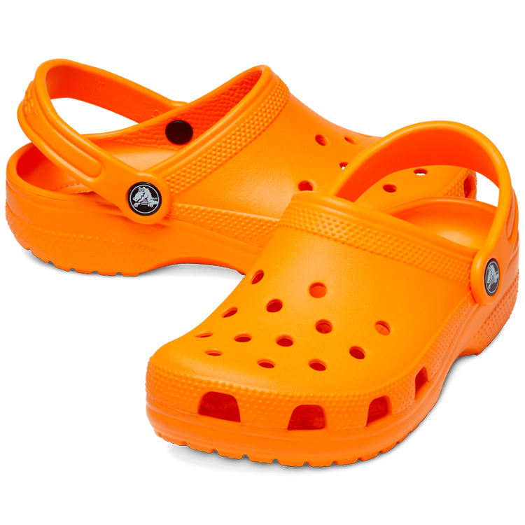 Slapi Crocs Classic Clog K / cm / Portocaliu photo 4
