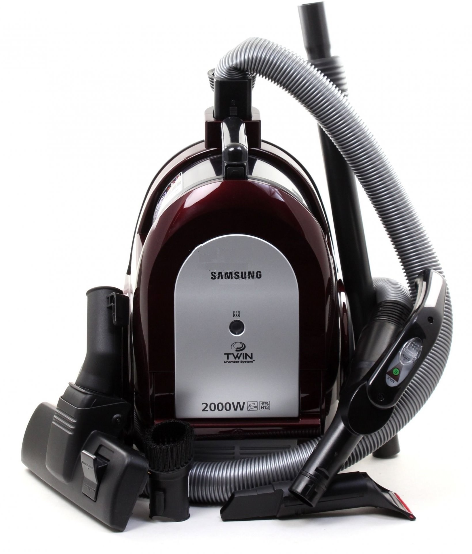 Aspirator cu container Samsung VCC6590H3C / 2000W / Bordo photo 1