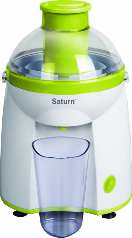 Storcator centrifugal Saturn STFP0073D, 0.25 l, 300 W, 1 trepte viteza, Alb 