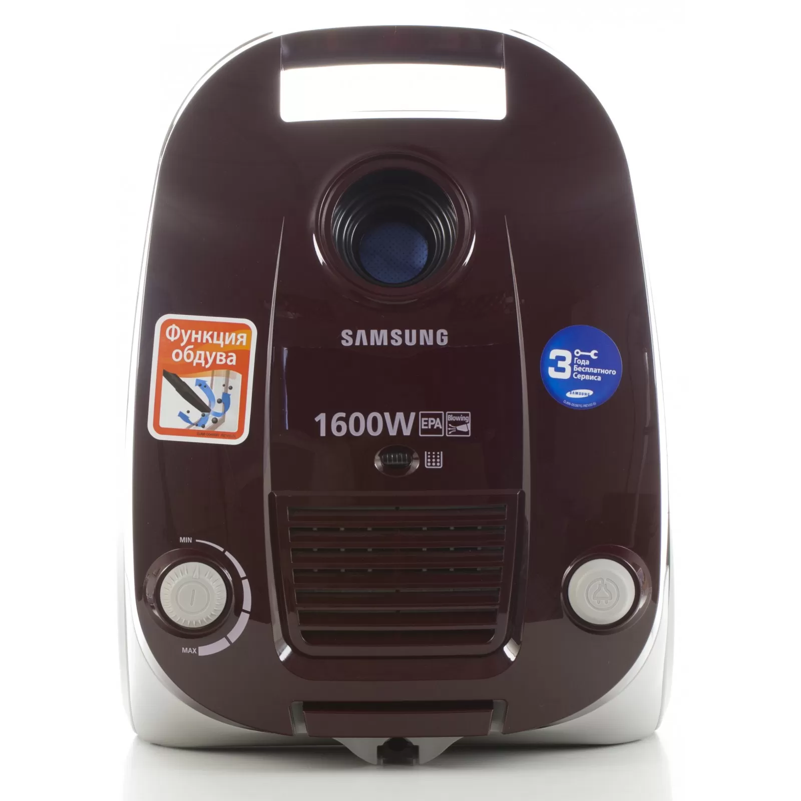 Пылесос с мешком Samsung VC-C4141V3E, 1600 Вт, 80 дБ, Другие цвета