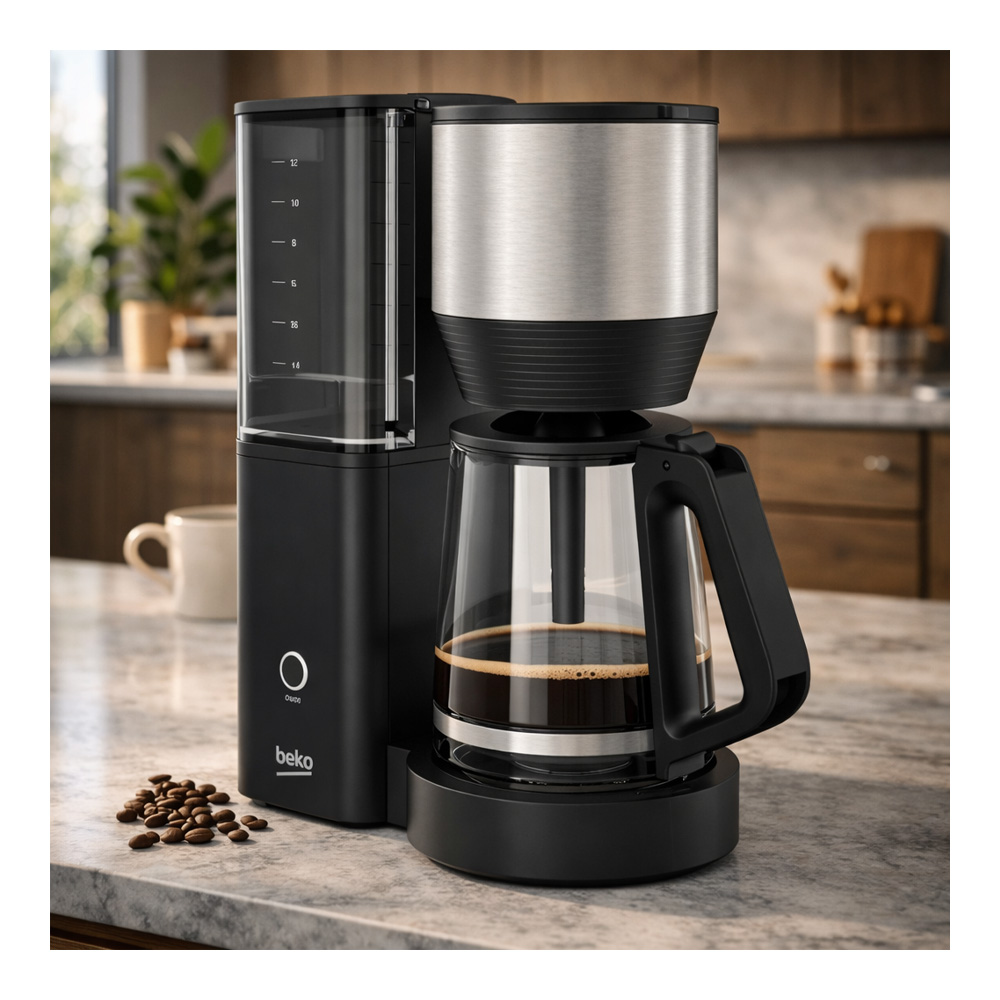 Cafetiera Beko CFM7353I / 1.25 l / Cu picurare / Macinata photo 7