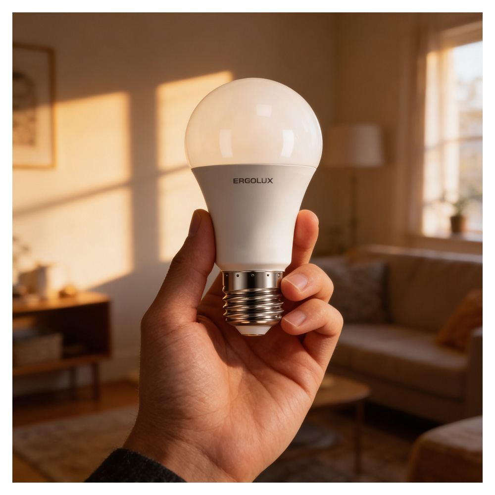 Bec LED Ergolux LED A60 17W E27 3000K 13179  photo 5