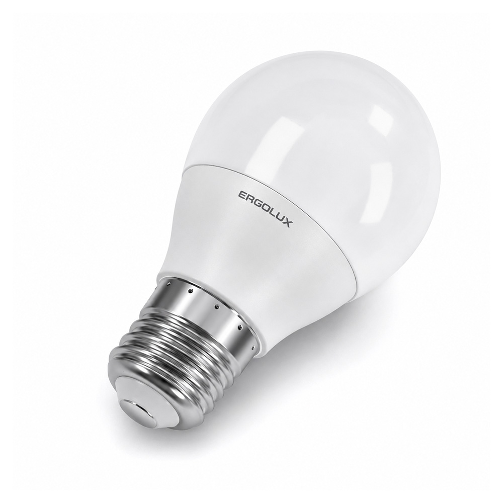 Bec LED Ergolux LED G45 7W E27 3000K photo 3
