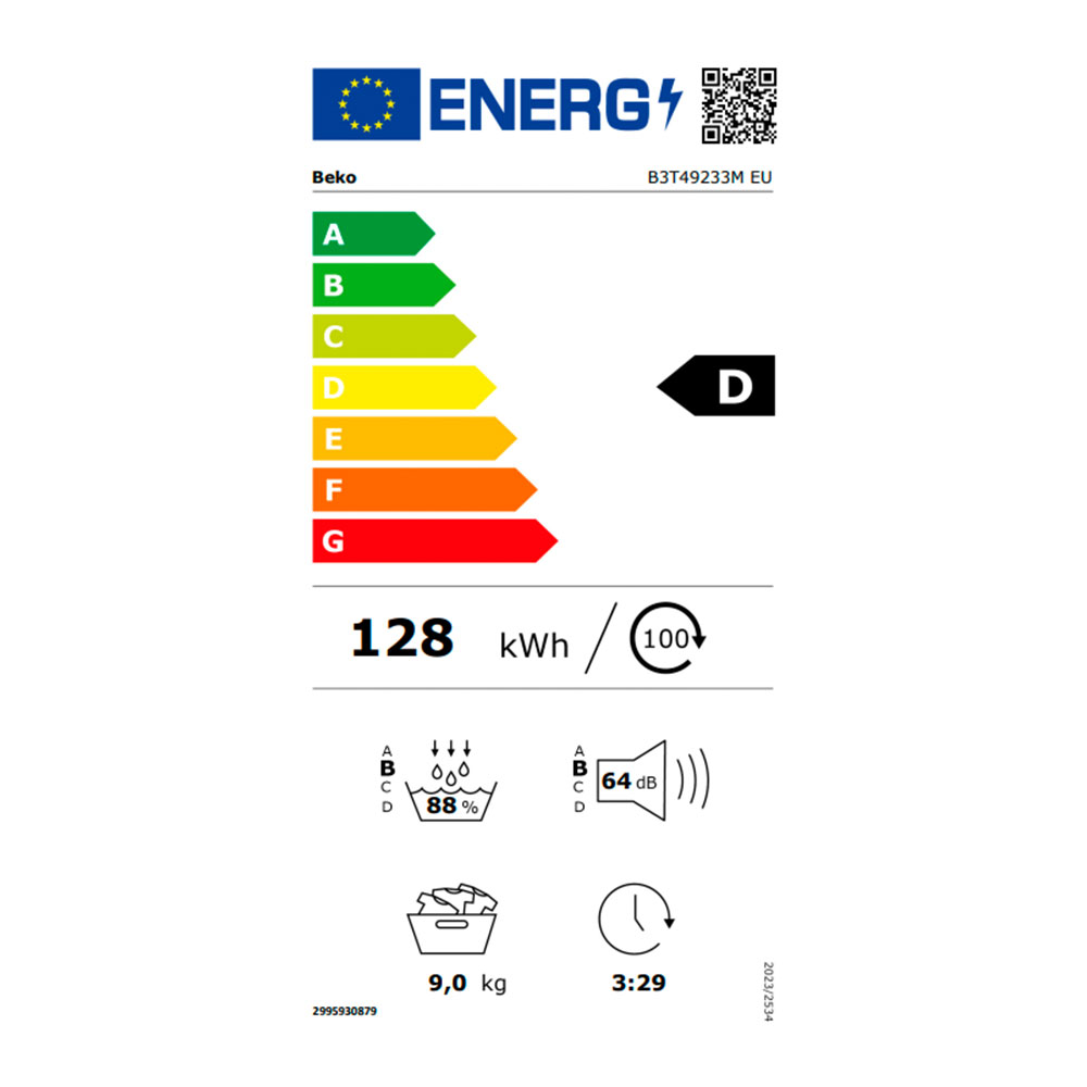 Сушильная машина Beko B3T49233M photo 8