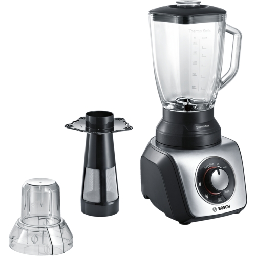 Блендер Bosch MMB64G3M, 3 скоростей, Черный с нержавейкой photo 1