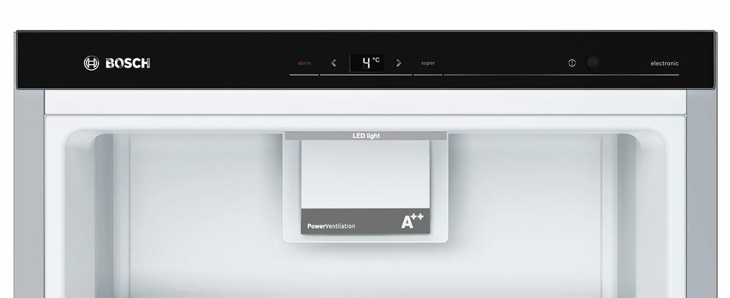 Frigider cu o usa Bosch KSV36AI3P / 346 l / 186 cm / A++ / Gri photo 5