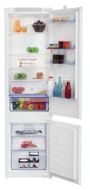 Встраиваемый холодильник Beko BCHA306E3S, 289 л, 193.5 см, A++, Белый