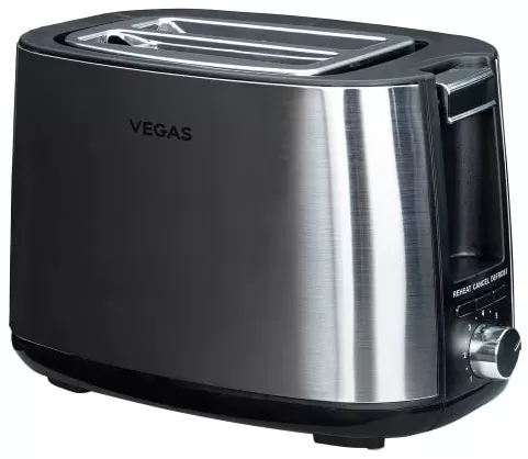 Prajitor de paine Vegas VET2003S, 2, 750 W, Inox