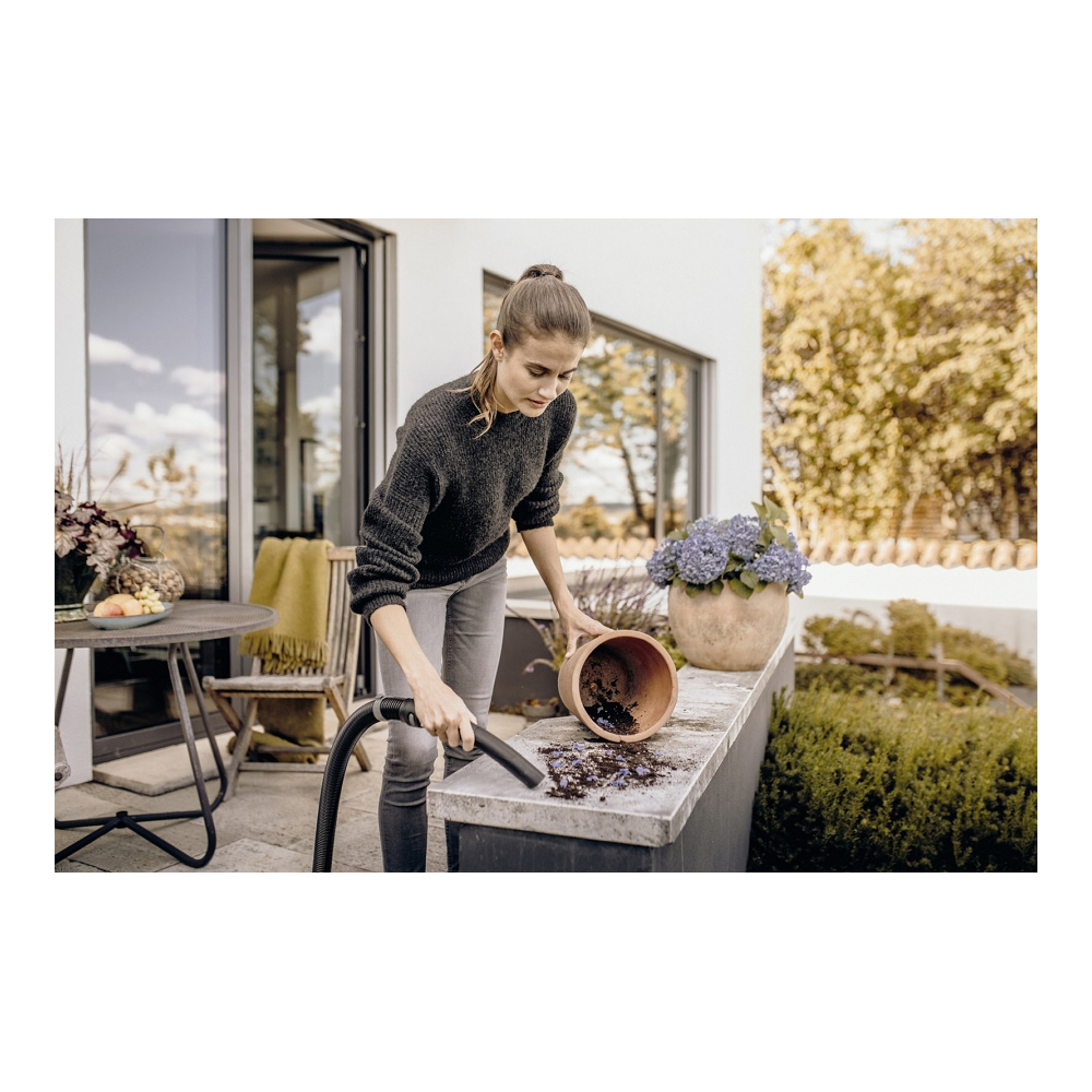 Пылесос моющий и с мешком Karcher WD3V / 1000Вт / Желтый с черным photo 6