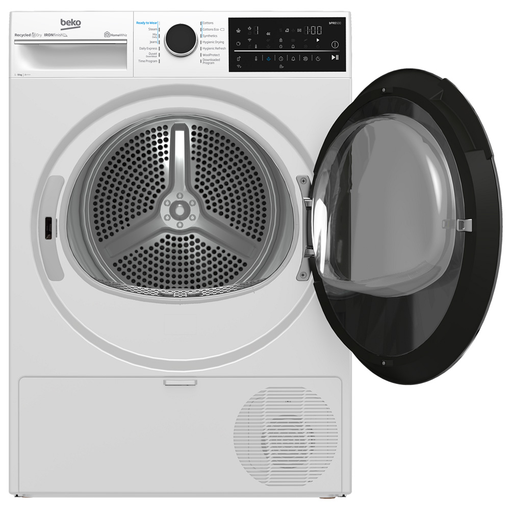 Mas. de uscat rufe cu pompa de caldura Beko B5T89243W / 9 kg / A+++ / Alb photo 2
