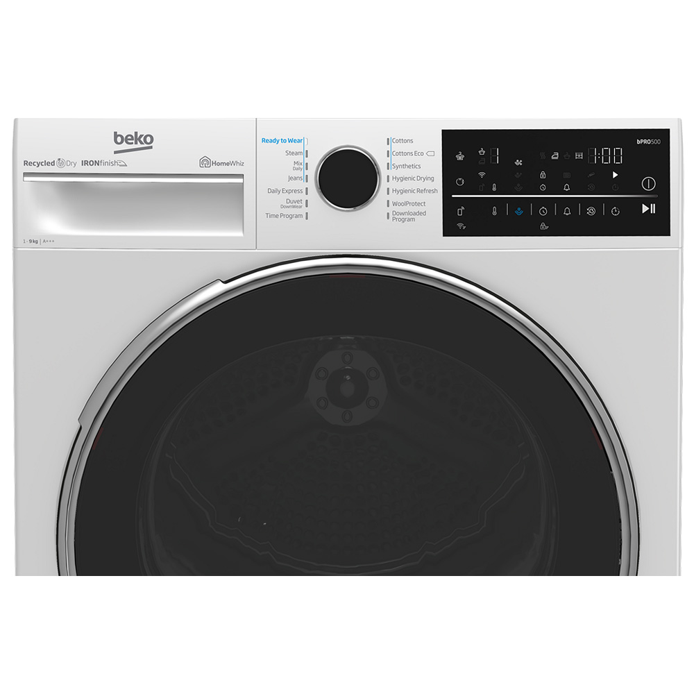 Mas. de uscat rufe cu pompa de caldura Beko B5T89243W / 9 kg / A+++ / Alb photo 4
