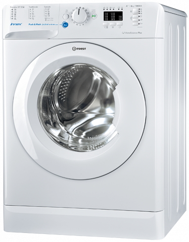 Стиральная машина Indesit BWSA61053 6 кг / 1000 об/мин / A+++ / Белый photo 1 Стиральная машина Indesit BWSA61053 6 кг / 1000 об/мин / A+++ / Белый photo 1