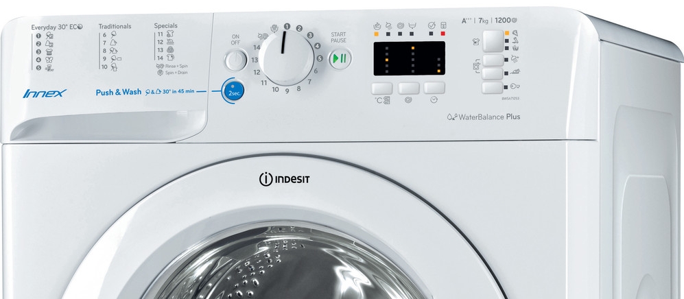 Стиральная машина Indesit BWSA 71253 W 7 кг / 1200 об/мин / D / Белый photo 3