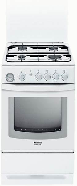 Газовая плита Ariston C34SG3W / 4 конфорок / 60 см / Белый photo 1 Газовая плита Ariston C34SG3W / 4 конфорок / 60 см / Белый photo 1