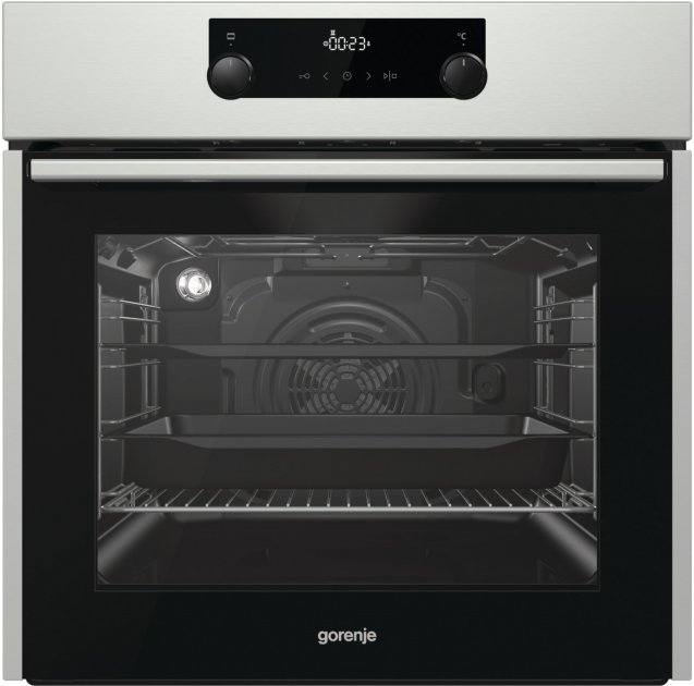 Встраиваемый духовой шкаф Gorenje BOS737E13X / 71 л. / A / Нерж. сталь photo 1